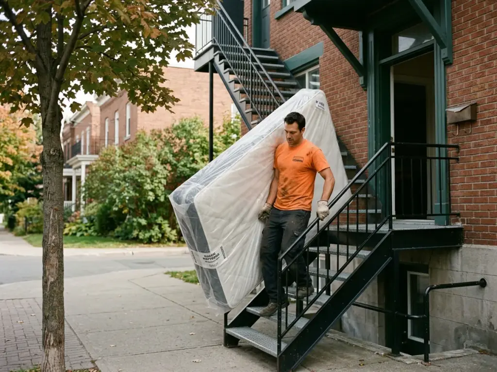 Ramassage de matelas à Québec